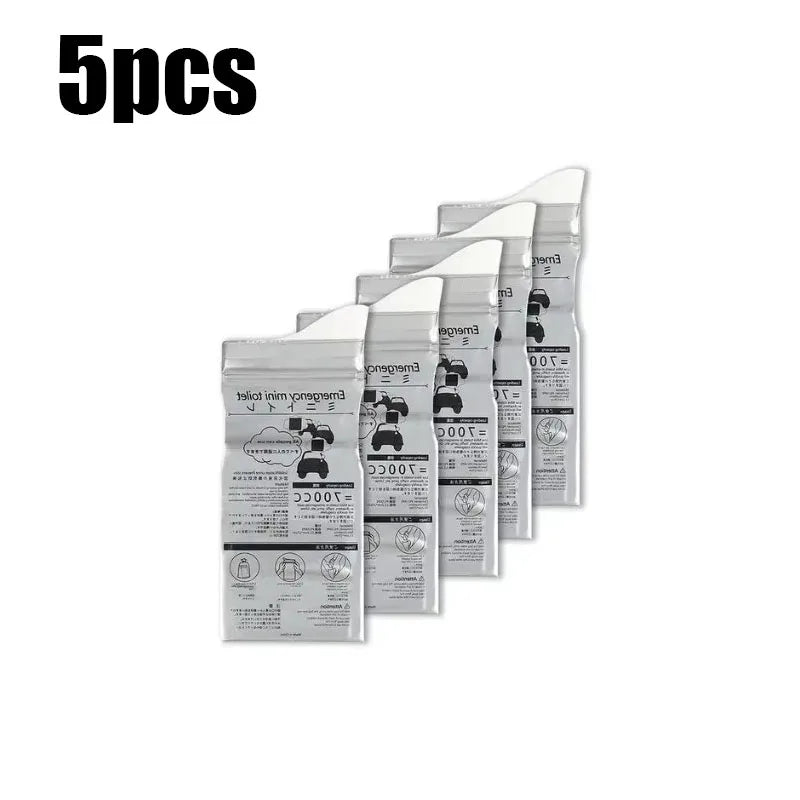 5/10/30pcs Car Camper Adult Portable Wc Toilet Potty Catheter Adult Urinal Coagulant Vomit Bag Pee Funnel Accessories Novelties Oasis Select 5pcs