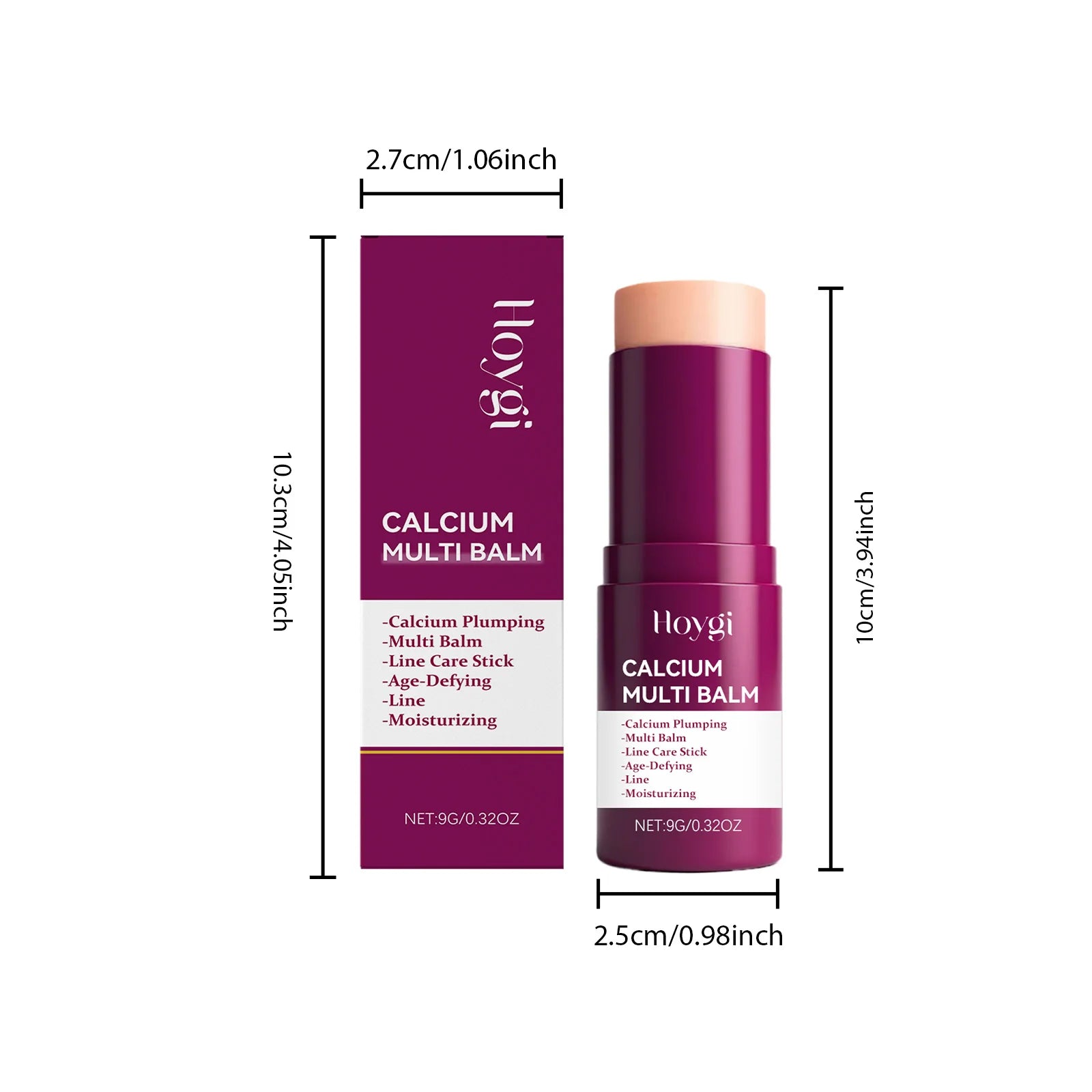 Calcium Multi Balm Firming Lightweight Hydrating Face Balm Tightening Smoothing Moisturing Stick Daily Skincare Oasis Select