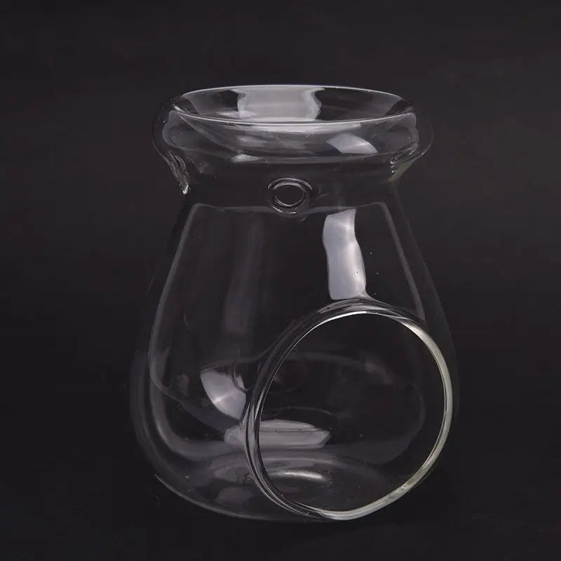 Transparent Glass Candle Holder Wedding Dinner Table Decoration Bar Party Christmas Candlestick Rustic Round Glass Candlestick Oasis Select 8.5cmx10cmx4.5cm