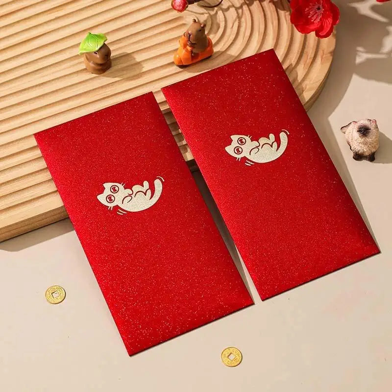 6Pcs Happy Birthday Red Envelope Hot Stamping Creative Red Pocket Red Pocket For Lucky Money Birthday Wedding Red Gift Envelopes Oasis Select A8