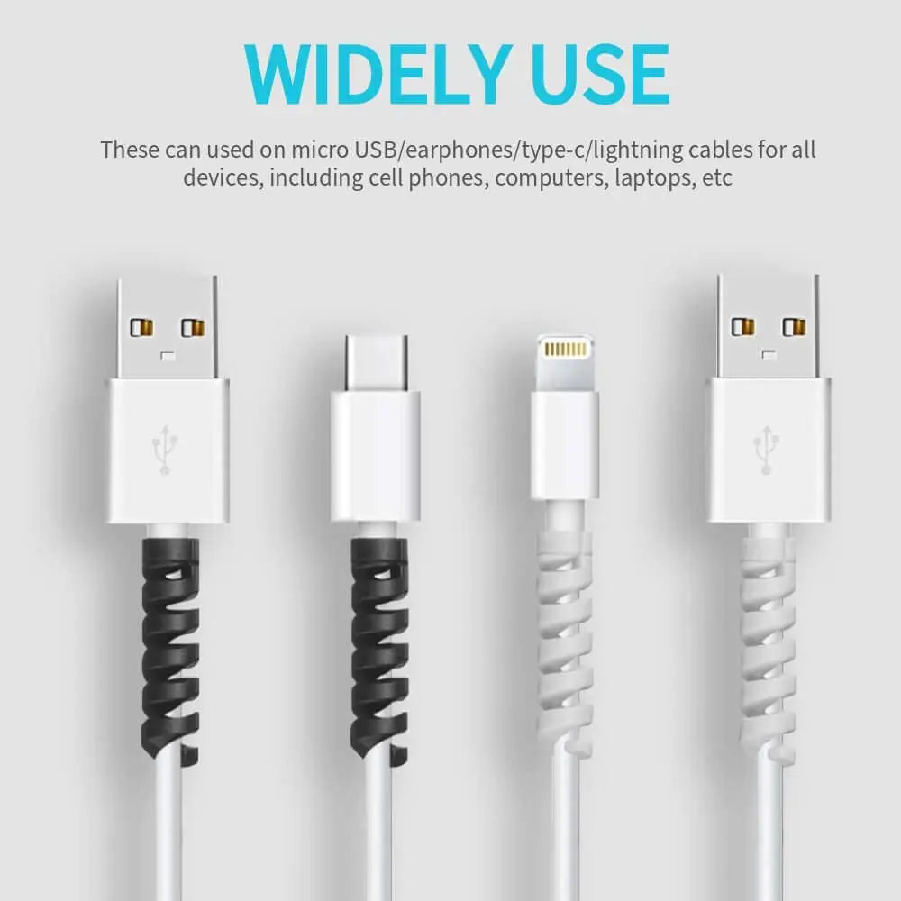 Charging Cable Protector For Phones Cable holder Ties cable winder Clip For Mouse USB Charger Cord management cable organizer Oasis Select