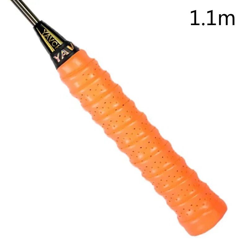 1/2/3pcs Badminton Racket Tennis Racket Fishing Rod Universal Laminated Keel Hand Glue Anti Slip Professional Racket Rubber Grip Oasis Select orange