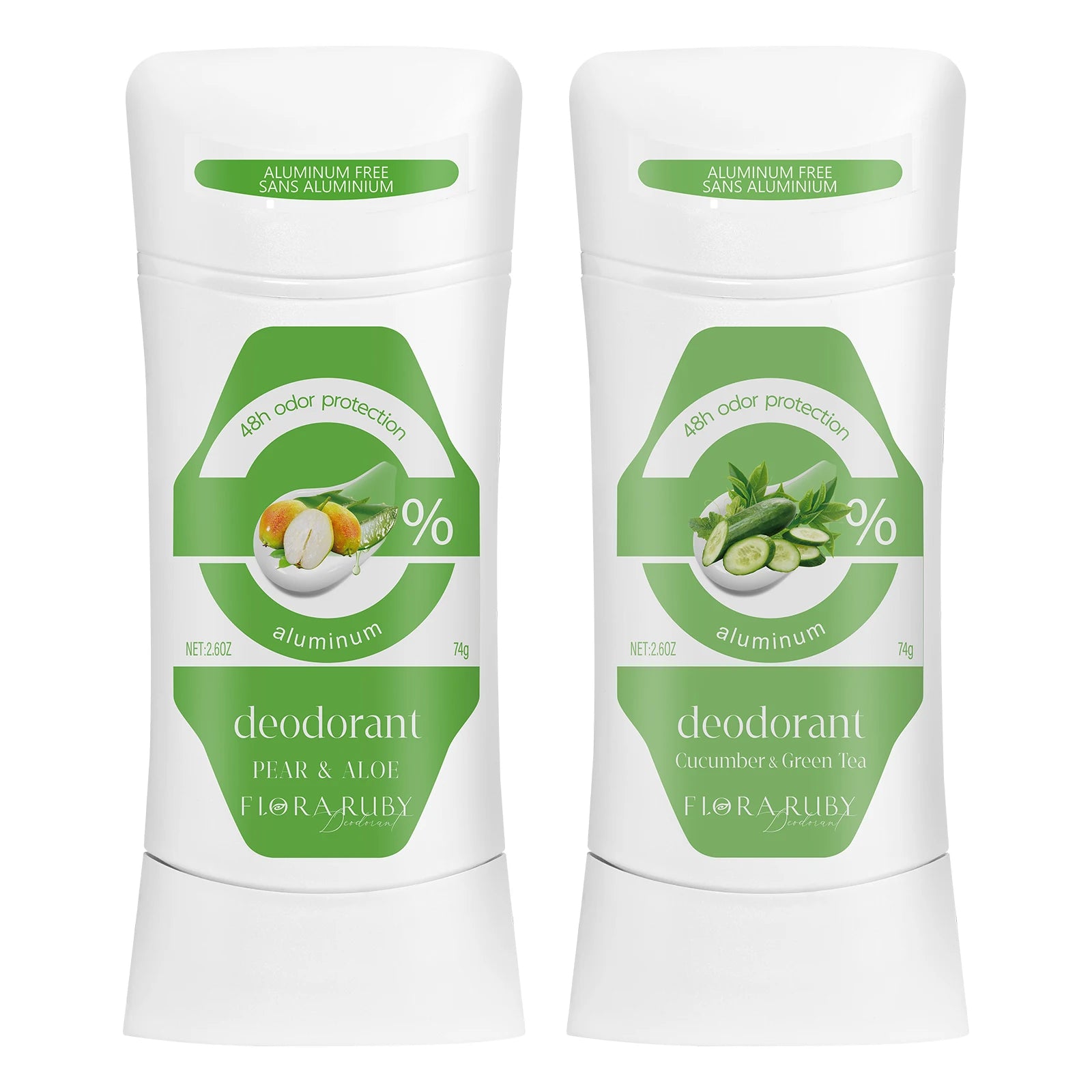 2PCS 74g Women's Refresh Fragrant Body Odur Remove Cream- Long-Lasting Deodorizing,Anti-SweatingMoisture Control for Hot Summer Oasis Select Set-2