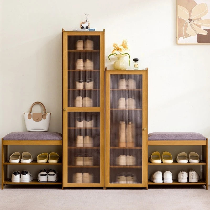 light luxury and high-end sense at the door of the home, integrated shoe cabinet, medieval door shoe stool Oasis Select