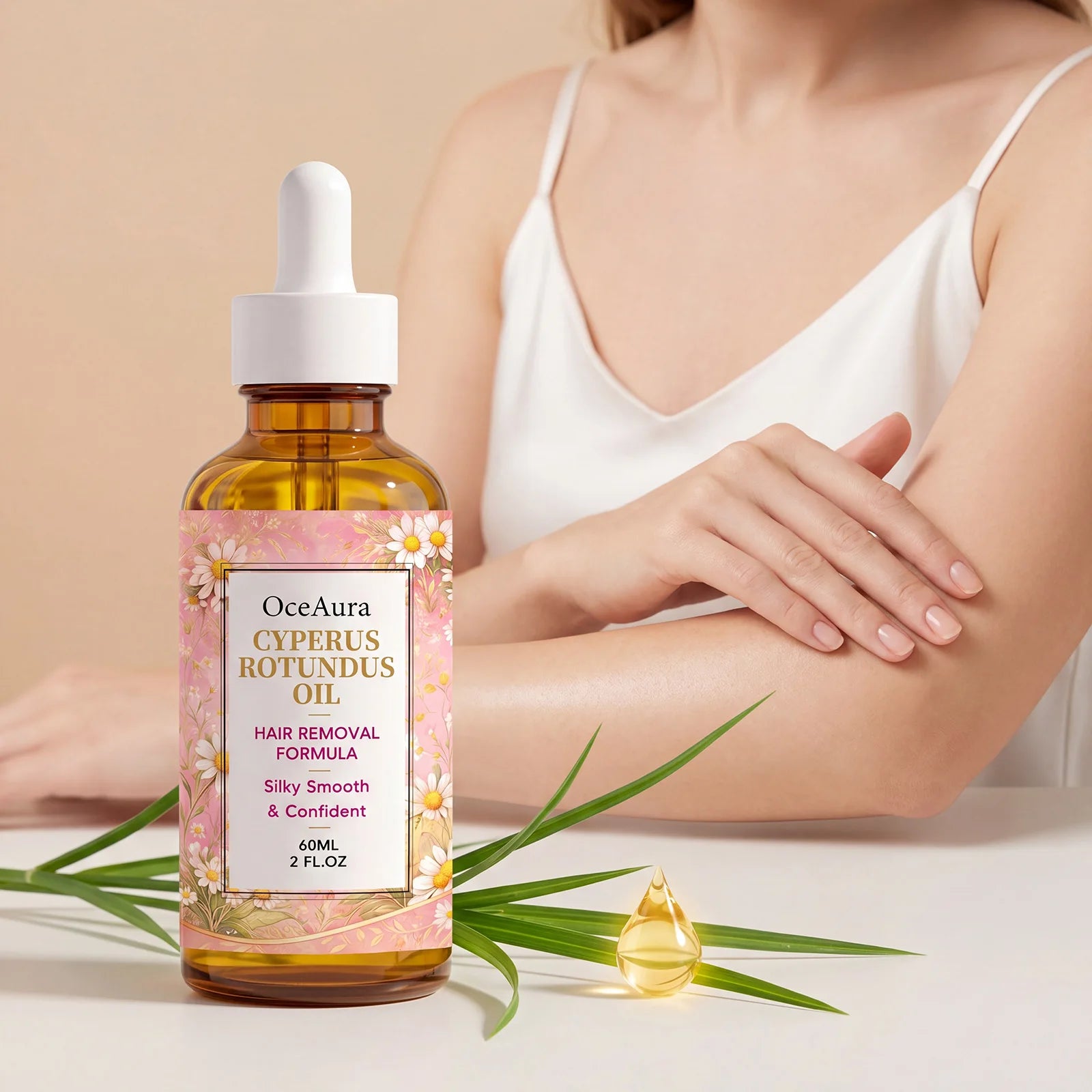 Silky Smooth Cyperus Rotundus Oil Post Hair Removal Care Oil Moisturizing Smoothing Soothe Delicate Skin Inhibitor Hair Body Oil Oasis Select