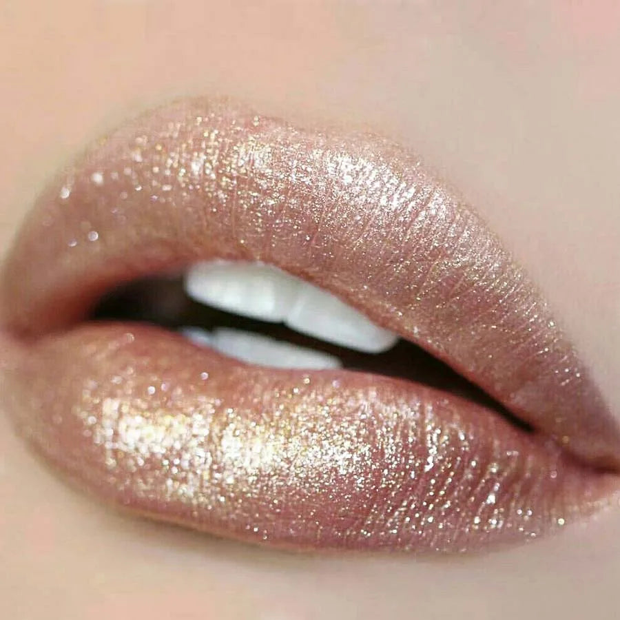 KAFURUX Glitter Metallic Lipstick – Shimmer Lip Tint & Moisturizer
