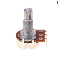 A500K B500K A250K B250K A50K B50K A25K B25K Potentiometer Splined Small Pot Electric Guitar Bass Effect Amp Tone Volume18mm Oasis Select A25K