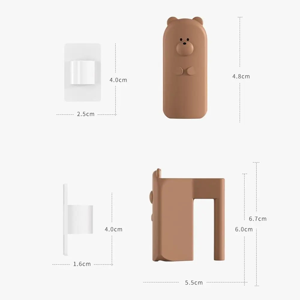 New Silicone Door Stopper Anti Pinch Hand Anti-grip Children Security Protection Easy to Install Durable Finger Protector Door Oasis Select