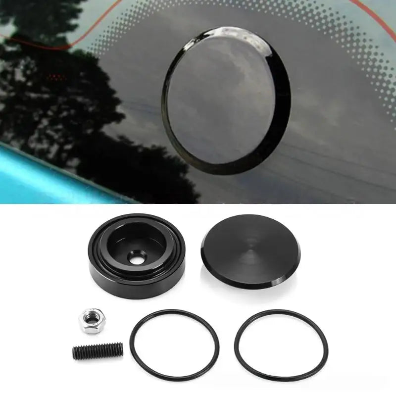 1 Set Universal Waterproof Car Accessories Aluminum Alloy Car Rear Wiper Delete Kit Plug Cap Rear Window Wiper Arm Cover Oasis Select