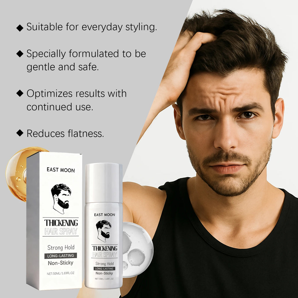 Men's Hair Styling and Setting Hair Spray Volumizing Softening Reduces Dryness Refreshing Adds Fullness Hair Setting Spray Oasis Select