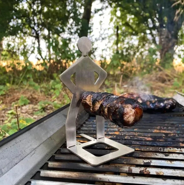 Stainless Steel BBQ Sausage Holder. Stainless Steel BBQ Sausage Holder Bbq Accessories Oasis Select
