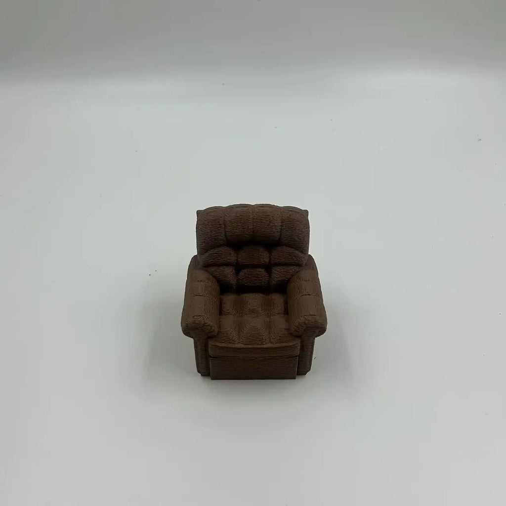 1:12 Retro Miniature Recliner Chair 3D Printing Diy Dollhouse Sofa Mini Dollhouse Living Room Furnitures Decor Accessories Gifts Oasis Select sofa 3 7.8x7.8cm