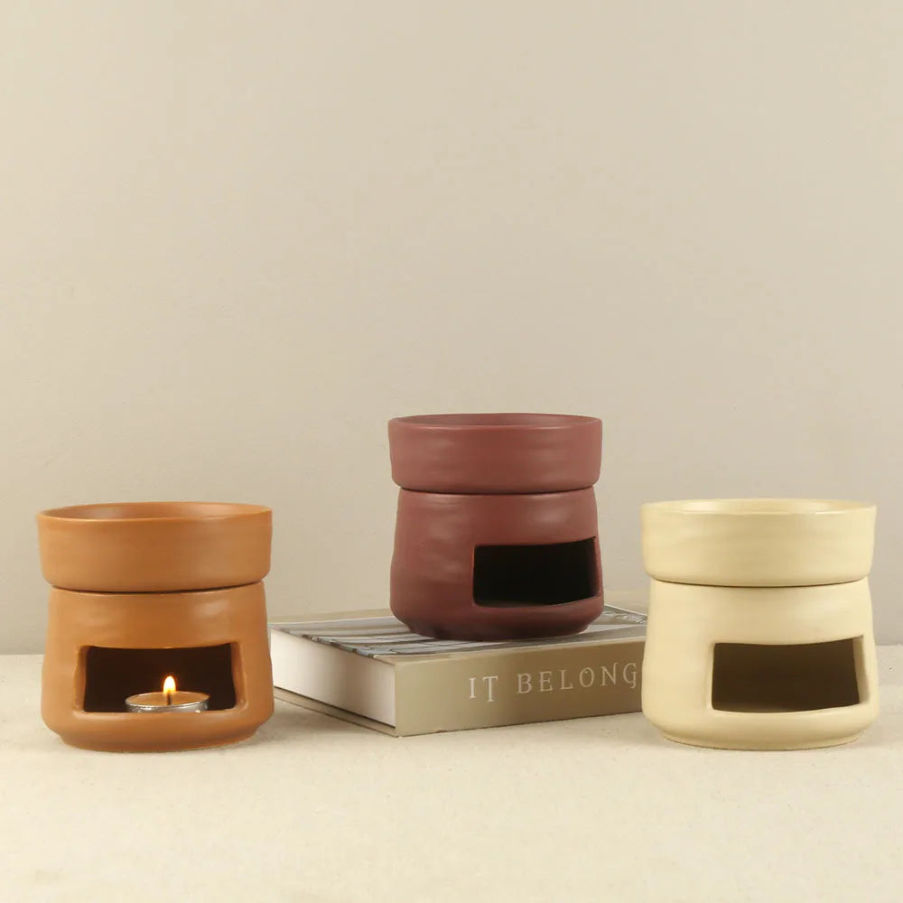 Ceramic Aromatherapy Stove Modern Simple European Ceramic Aromatherapy Essential Oil Stove (does not support dry burning) Oasis Select