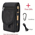 Multi-Purpose Large Screen Mobile Phone Bag Casual Waist Bag Daily Coin Purse Phone Belt Pouch Tactical Molle Phone Pouch Carry Oasis Select Black