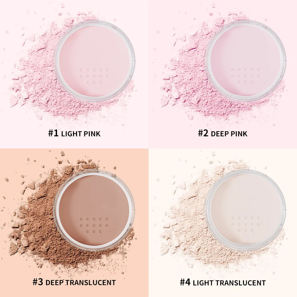 Loose Powder Baked Setting Long Lasting Oil Control Waterproof Blurring Effect Face Powder Smooth Matte Finish Woman Makeup Oasis Select