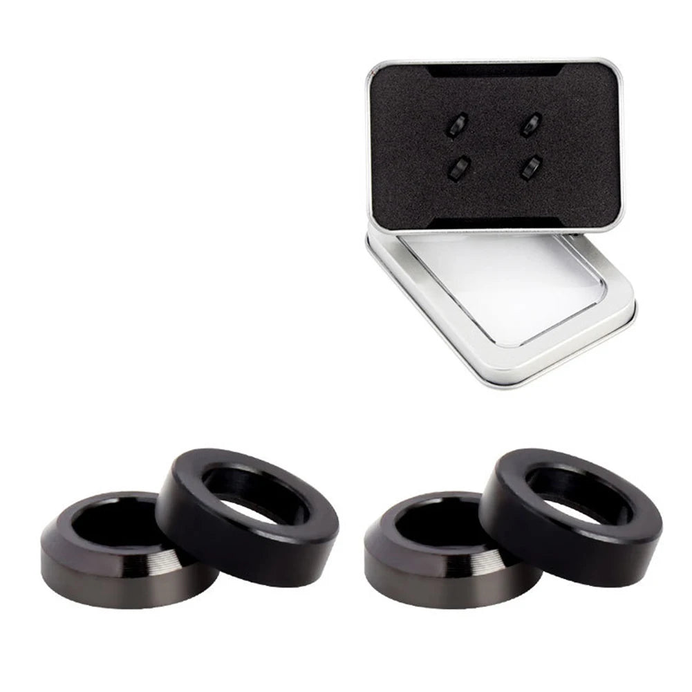 TC4 Alloy Concave Convex Washer For Mountain Bike Brake Caliper Mounting For XT For XTR M6 Screw Gasket Cycling Accessories Oasis Select Black