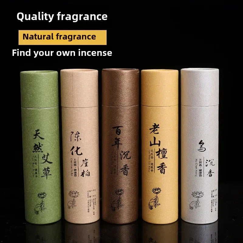 400pcs/tube, Natural agarwood incense sticks and incense sticks, suitable for meditation and long-lasting fragrance use Oasis Select