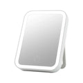 Makeup Mirror USB Rechargeable Portable Compact LED Vanity Mirror with Touch Screen Dimming Makeup Mirror Oasis Select WHITE