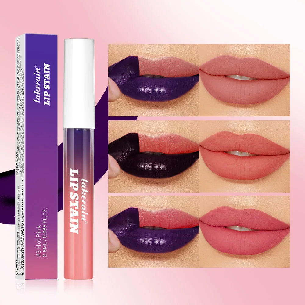 Lip Liner Pencil Peel Off Lip Stain Tattoo Long Wearing Matte Waterproof Smudge Proof Transfer Proof Lip Cosmetic For All Day Oasis Select 3Colos