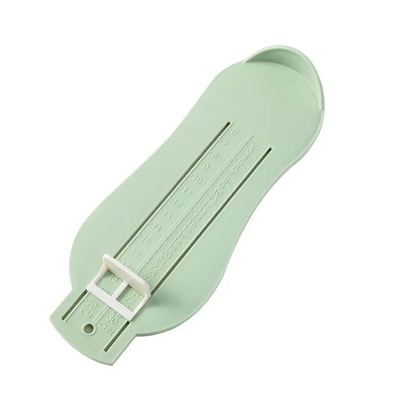 Kids Toddler Foot Measure Gauge Shoes Size Measuring Ruler Tool Baby Boy Girl Children's Foot Length Measuring Ruler Fittings Oasis Select green