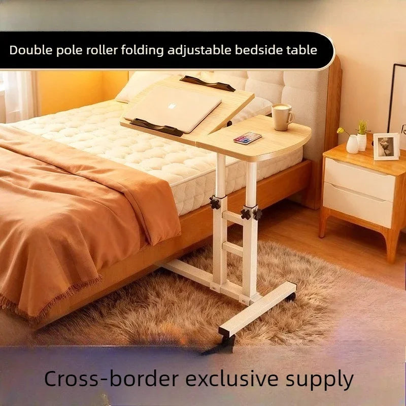 Multi-functional Bedside table removable computer desk bedroom table lifting desk notebook folding table sturdy and durable Oasis Select