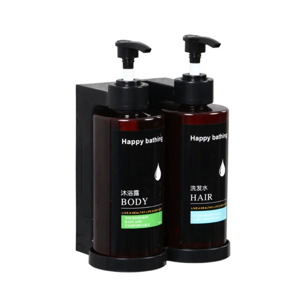 300ml Wall-Mounted Shampoo & Body Wash Pump Dispensers