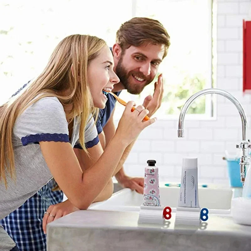 1 roller tube toothpaste squeezer, toothpaste holder, bathroom rotary paste dispenser Oasis Select