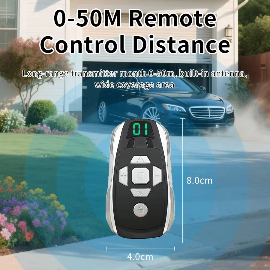 20-Channel Universal Garage Door Remote Duplicator 300–915MHz Remote Duplicator Oasis Select