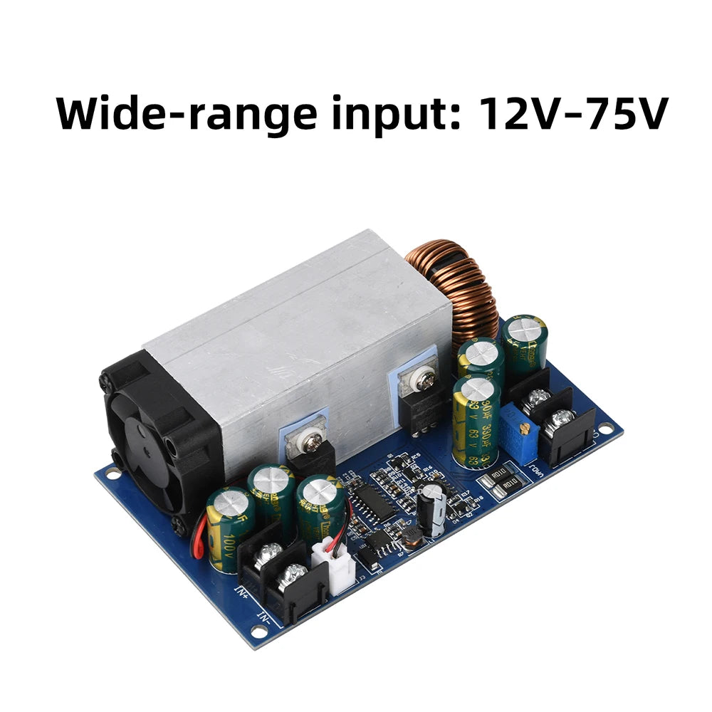 Buck Converter 600W 25A DC-DC 12V-75V TO 5V 19V 21V 24V 48V Adjustable Buck Converter Step-Down Power Module DIY Buck Regulator Oasis Select