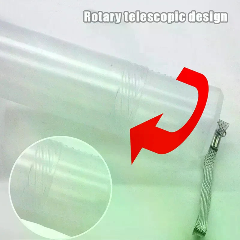 Transparent Abs Telescopic Pen Holder Art Painting Brush Pencil Holder Suitable For Outdoor Sketching Brush Storage Oasis Select