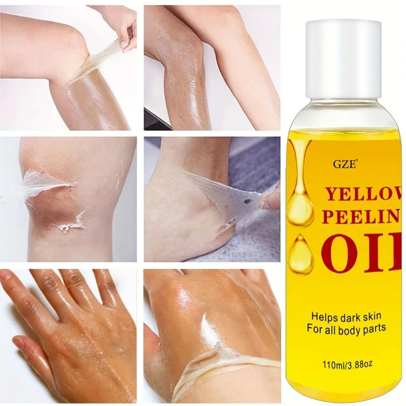 GZE Yellow Peeling Oil – Body & Face Exfoliator 110ml