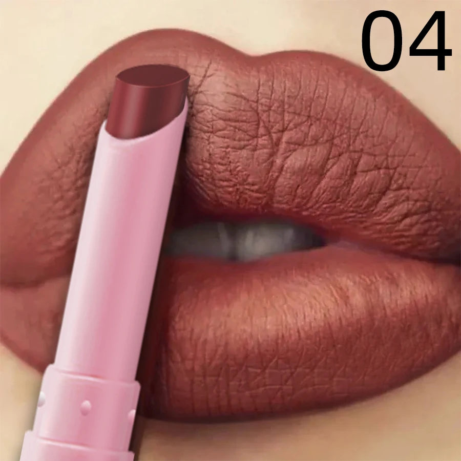KAFURUX 15-Color Velvet Matte Lipstick – Long-Lasting Lip Tint