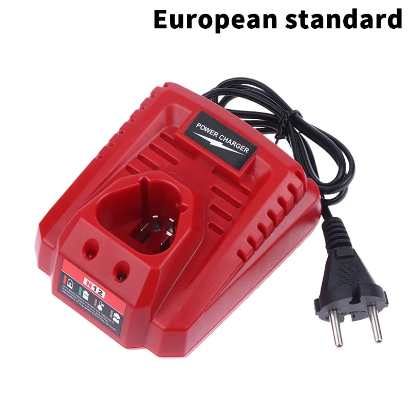 Power Tool Parts For M12 N12 Lithium-Ion Battery Charger 3A Fast Charging Replacement 48-11-2401 48-11-2402 C12B C12BX Oasis Select A3