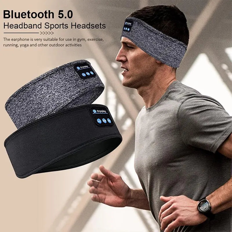 Fone Bluetooth Earphones Sports Sleeping Headband Elastic Wireless Headphones Music Eye Mask Wireless Bluetooth Headset Headband Oasis Select