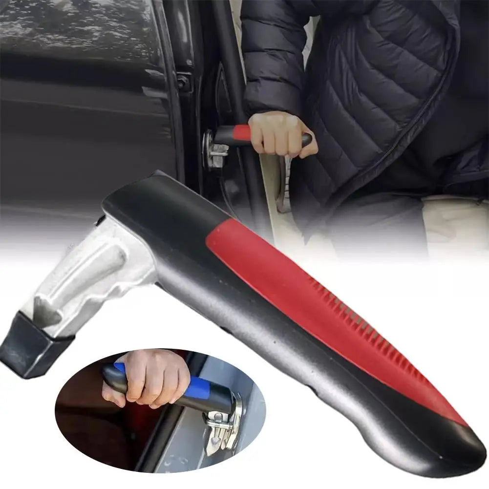 Car Handle Cane Vehicle Door Grab Bar 2 in 1 Non-Slip Window Breaker, Stand Assist Mobility Tool for Elderly Kids Safety Oasis Select