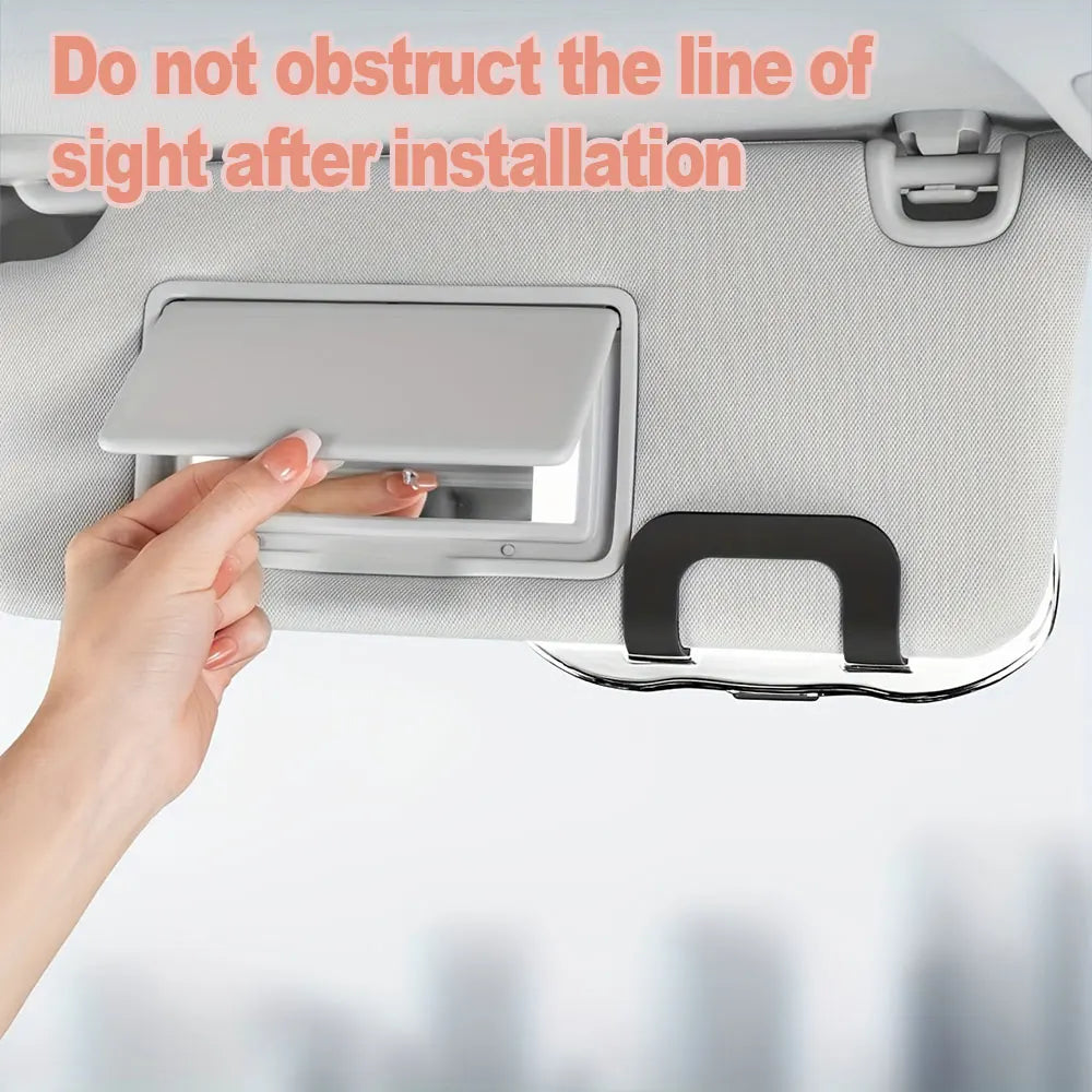 Car Sun Visor Sunglasses Holder – ABS Glasses Case