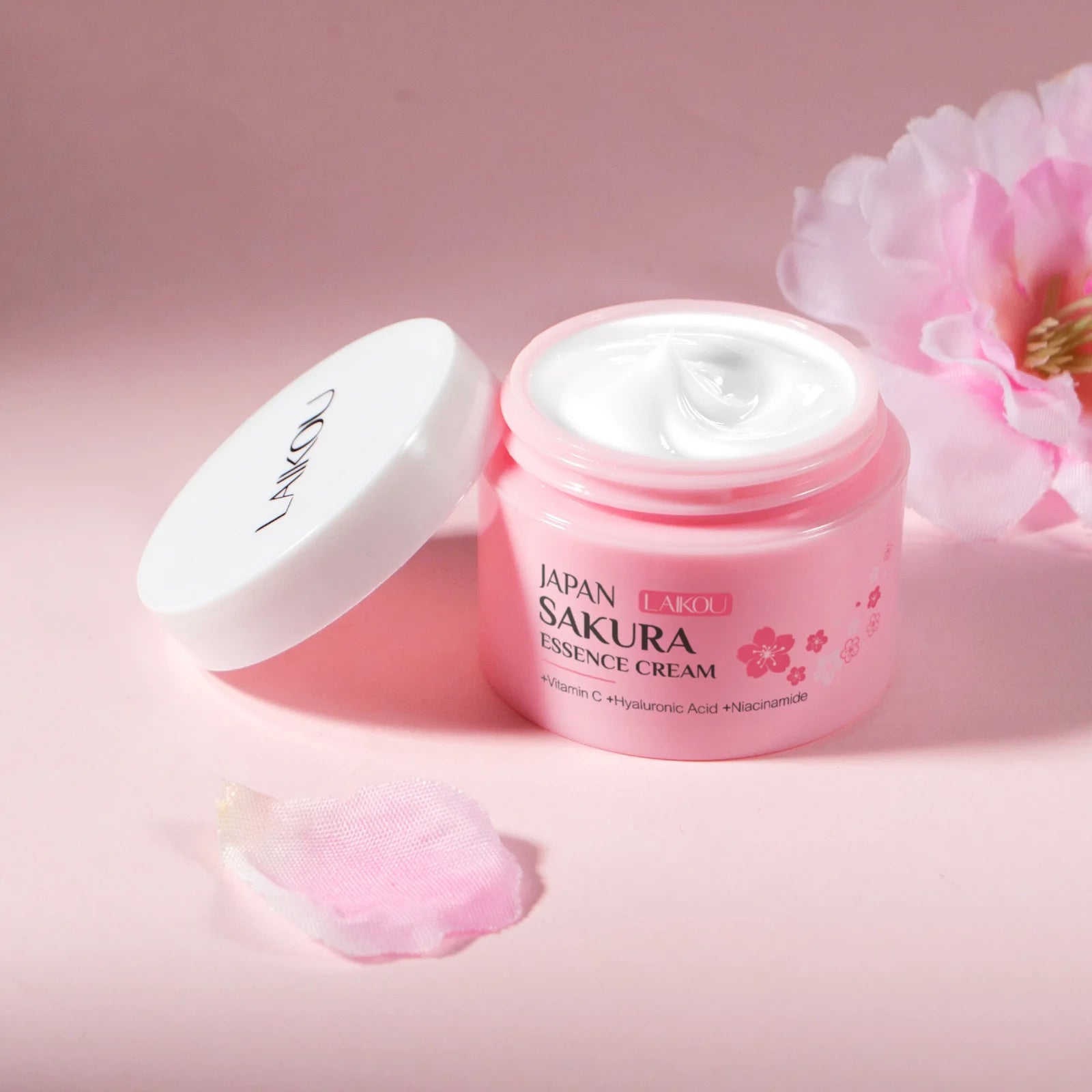 LAIKOU Sakura Hydrating cream Moisturizer Whitening Nourishing Oil Control Moisturizing & Repairing Deep Hydration Lock Gentle Oasis Select