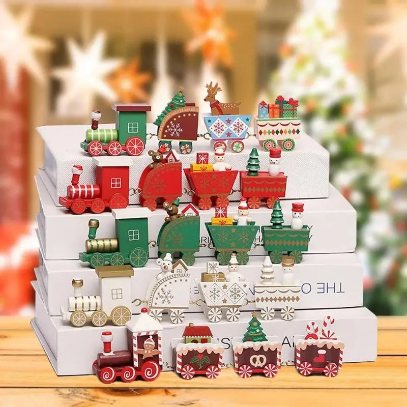 Christmas Decorations for Home Cristmas Ornament Christmas Train Merry Xmas Navidad Noel Gifts Happy New Year Oasis Select