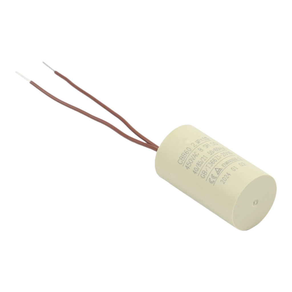 CBB60 Capacitor For Circulating Water Pump Hanging Fireplace 2uF Capacitor For Air Compressors Water Pumps Pressure Washers Oasis Select