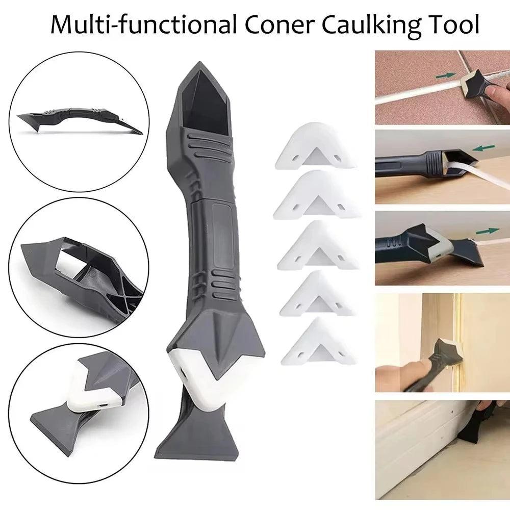 3-in-1 Caulking Tool Set – Scraper, Sealant Remover & Finisher Caulking Tool Set Oasis Select