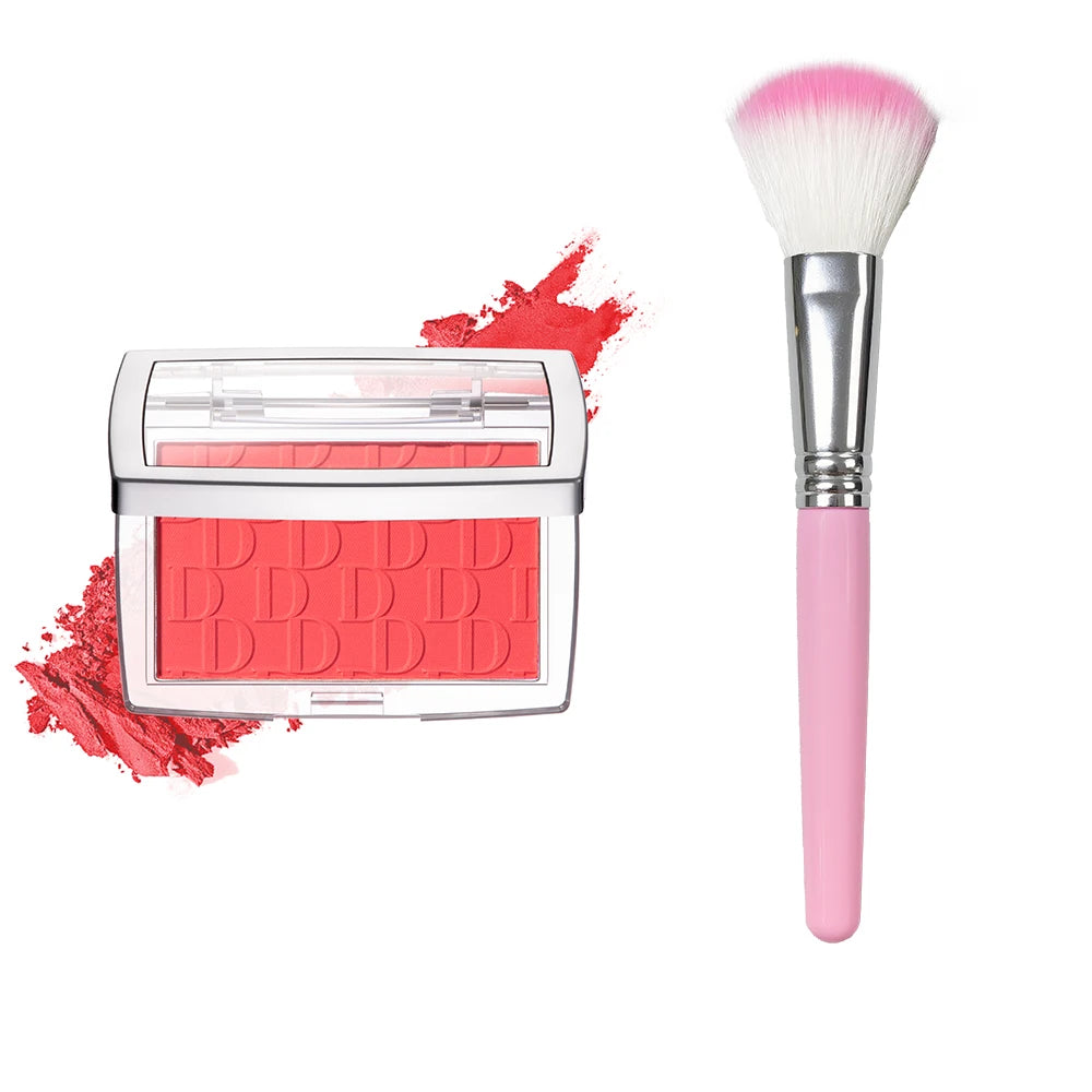 6 Colors Embossed Blush & Brush Natural Color Rendering Lasting-Wear Multi-Purpose Matte Blush Palette Woman Face Makeup Oasis Select SET 5