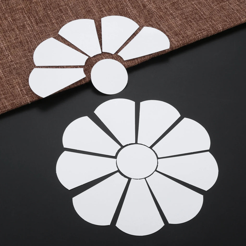 44Pcs/Bag 39/56/71mm Dresden Paper Plate Paper Mold For Patchwork Works 40 Pieces Petal + Round Flower Core 4 Pieces DIY Craft Oasis Select 56mm
