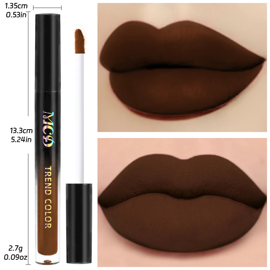 Matte Waterproof Liquid Lipstick – Velvet Long-Lasting Lip Gloss