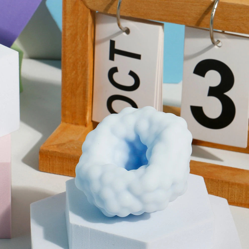 Crunchy Squishy Fidget Ball – Handmade Sand-Filled Squeeze Toy