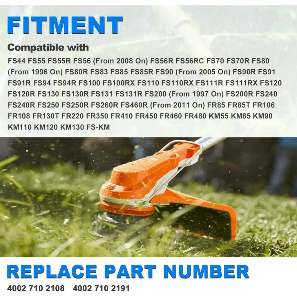 25-2 Trimmer Head for Stihl FS90 FS90R FS55 FS56 FS56RC FS70 FS80 FS110 FS130 FS88 FS100 FS100R FS106 FS108 Weed Eater Head Oasis Select