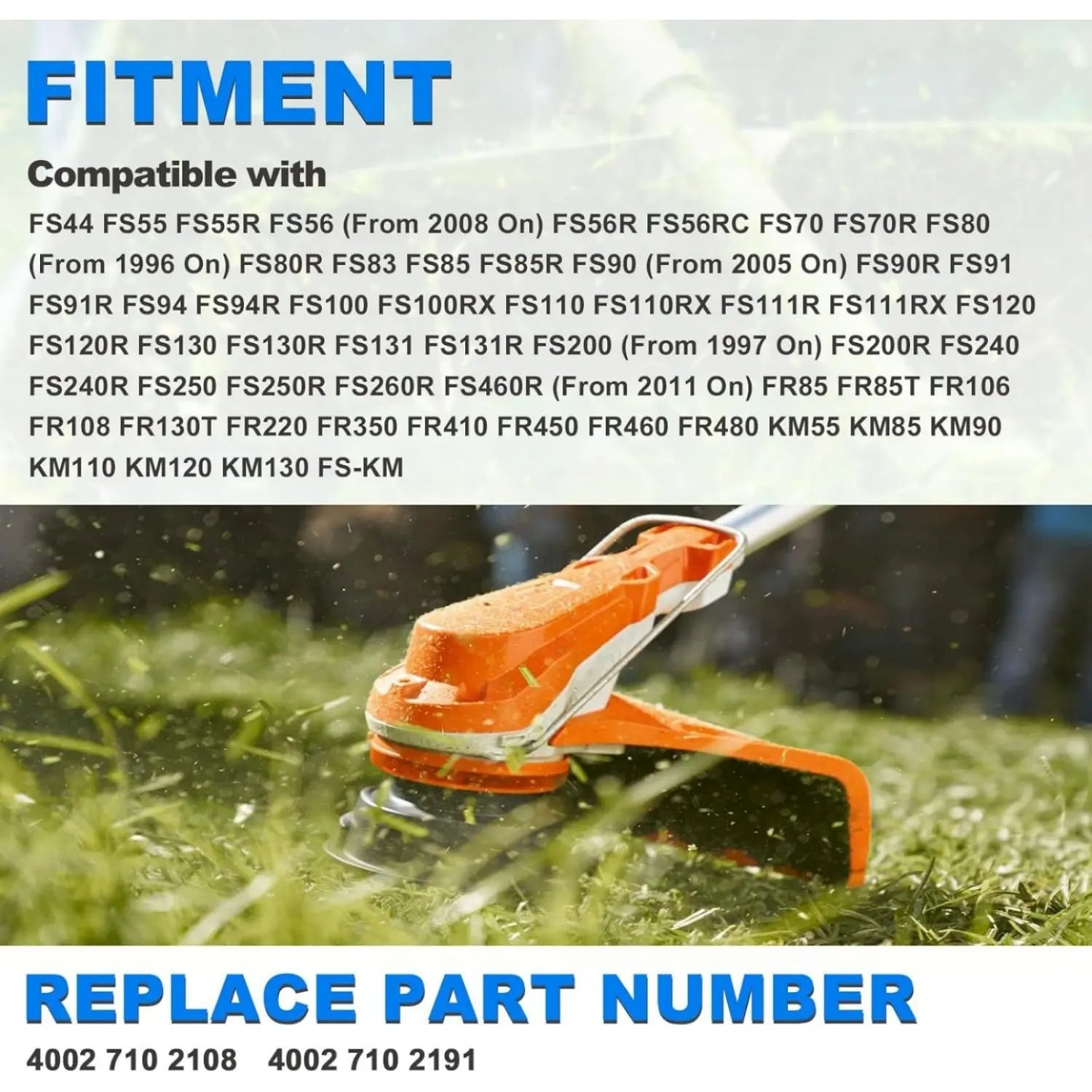 25-2 Trimmer Head for Stihl FS90 FS90R FS55 FS56 FS56RC FS70 FS80 FS110 FS130 FS88 FS100 FS100R FS106 FS108 Weed Eater Head Oasis Select