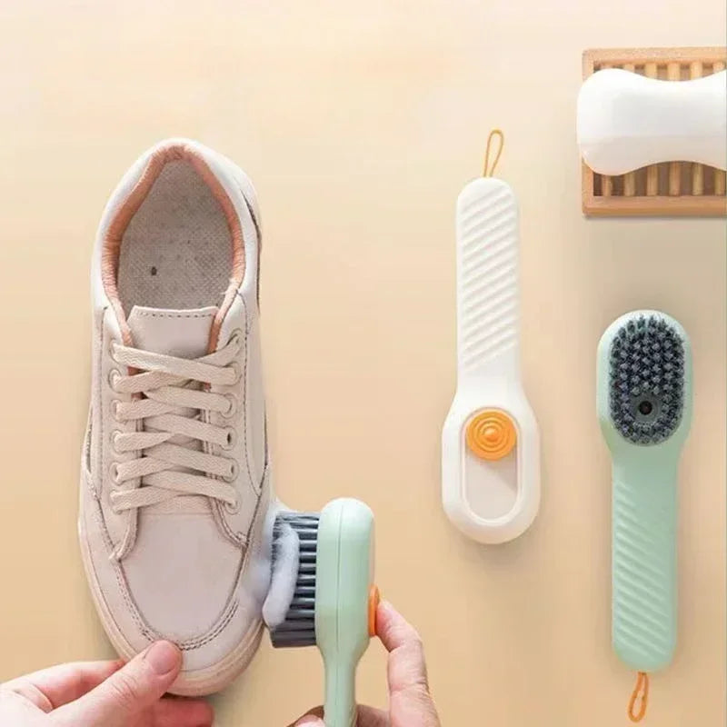 1/2/4PCS Shoe Washing Machine Bag with Liquid Shoe Brush Set Durable Laundry Shoe Bag and Soft Bristle Clean Brush for All Shoes Oasis Select