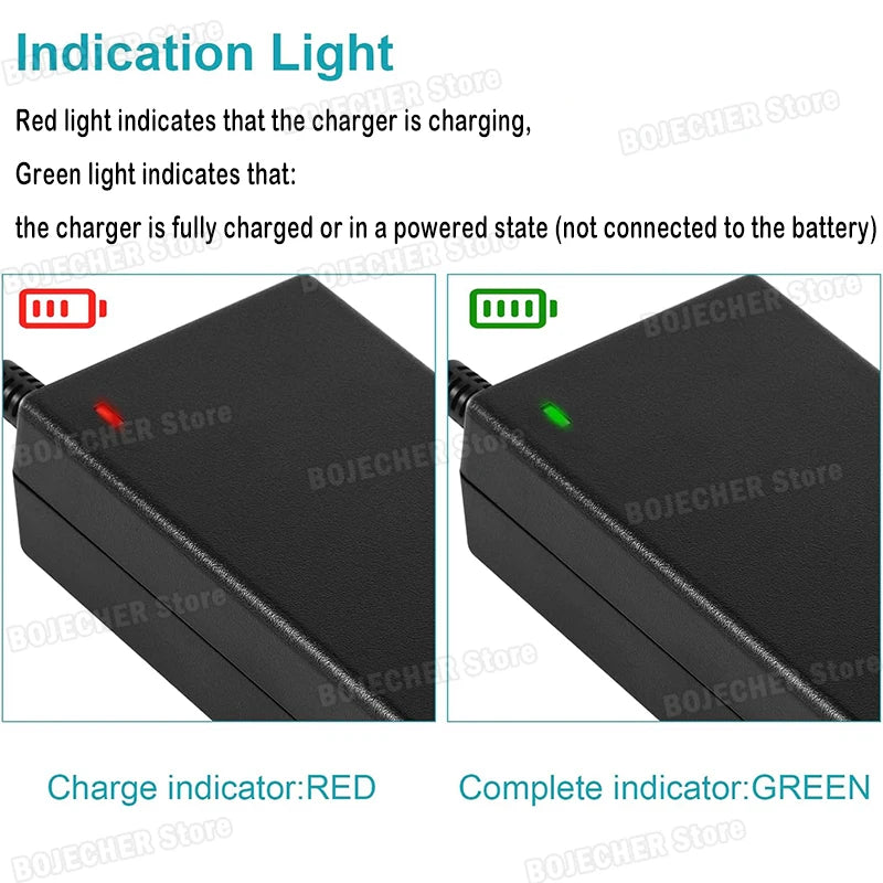54.6V 2A Lithium Battery Charger With 3 Pin XLR Connector For 48V Lithium Battery AC100-240V Power Supply Adapters EU US Plug Oasis Select