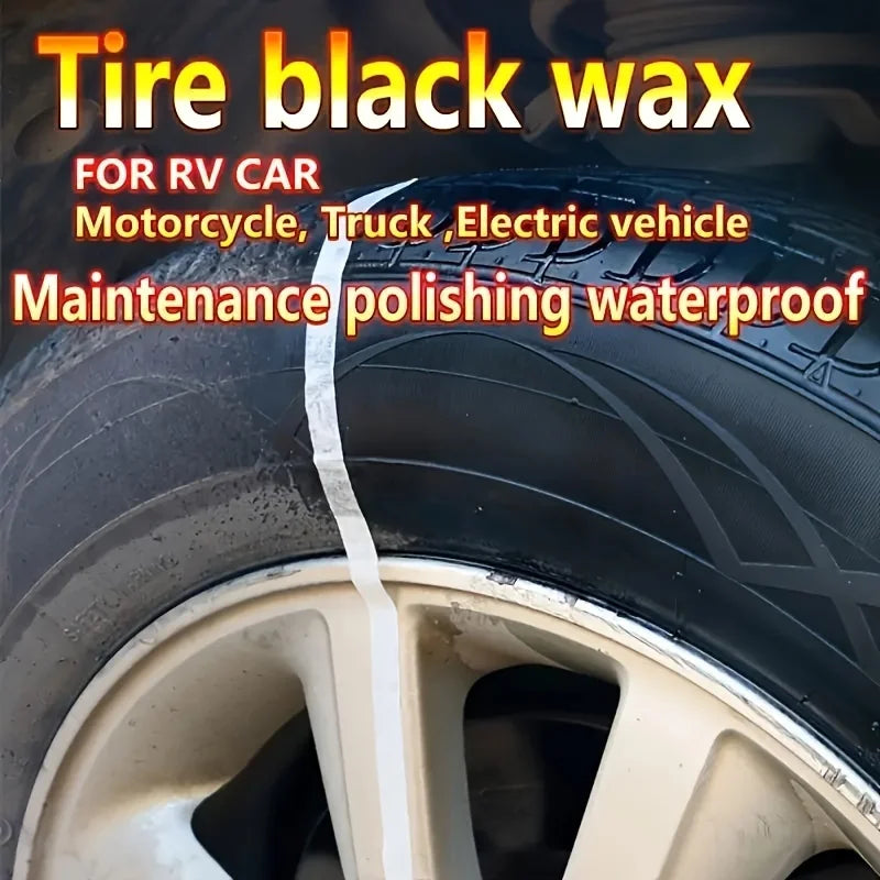 Tire Gloss Wax – Shiny Black Tire Polish & Long-Lasting Protection