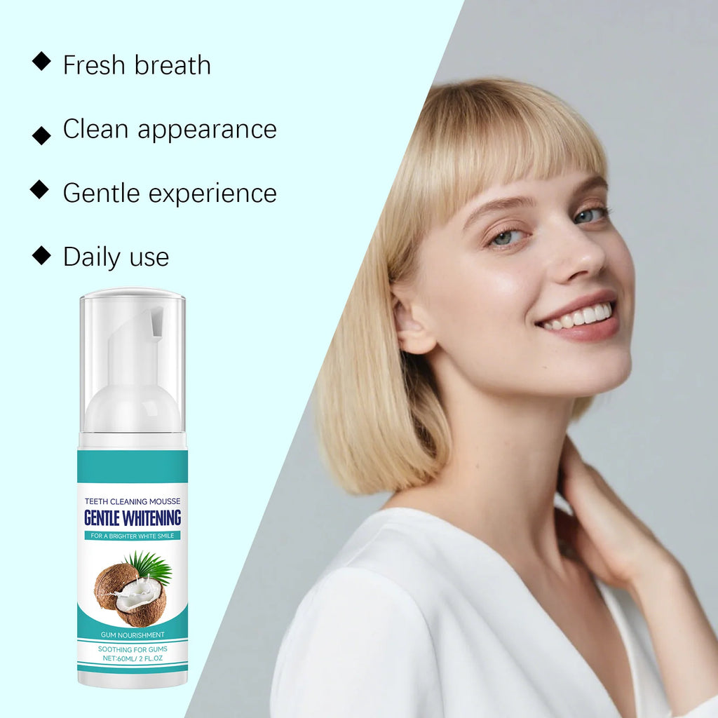 Tooth Cleaning Mousse – Stain Removal & Fresh Breath Daily Oral Care Mousse Oasis Select